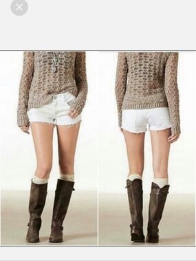 NWT American Eagle Ivory Sequin Festival Shortie Size 6
